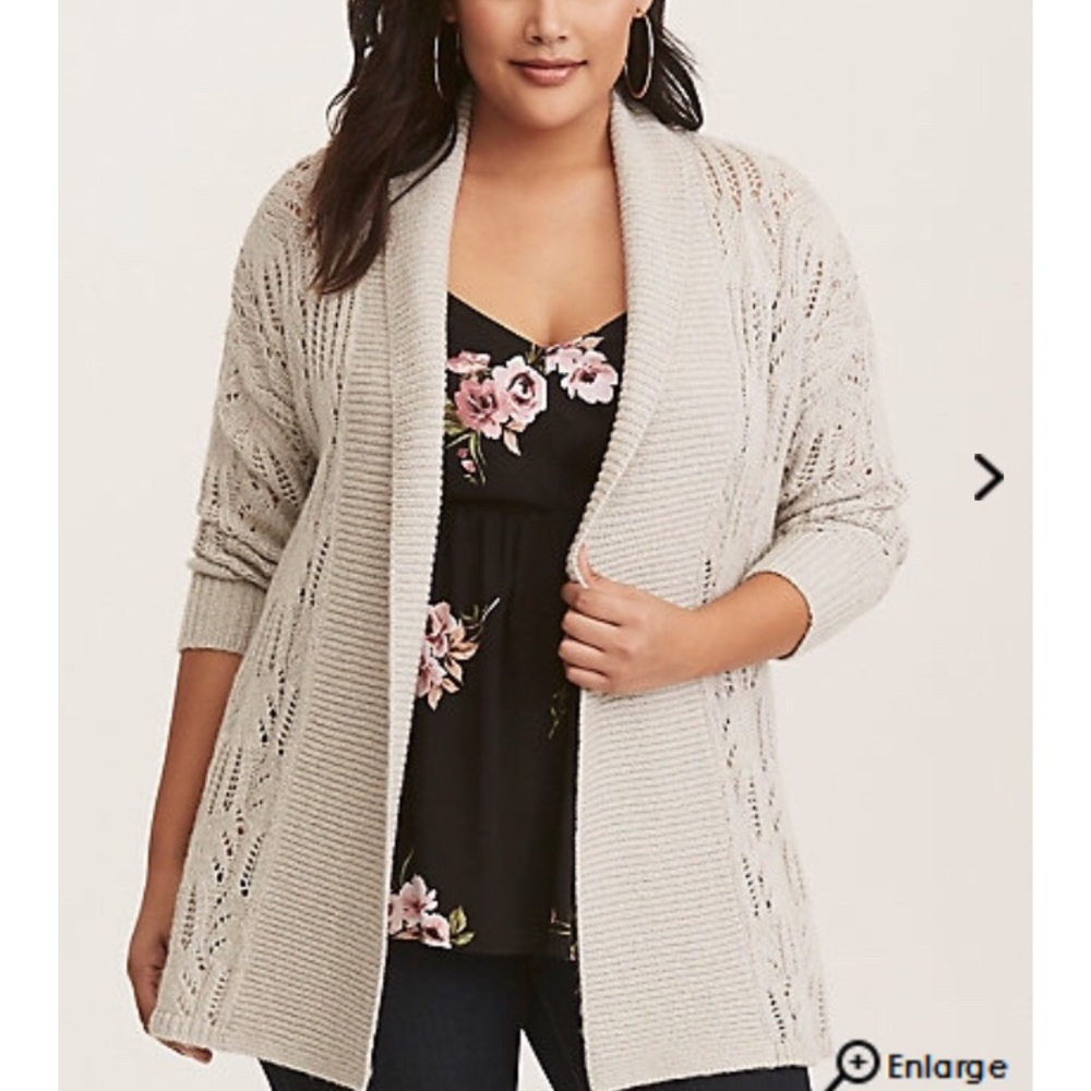 Torrid Shawl Collar Cardigan - Picture 6 of 7
